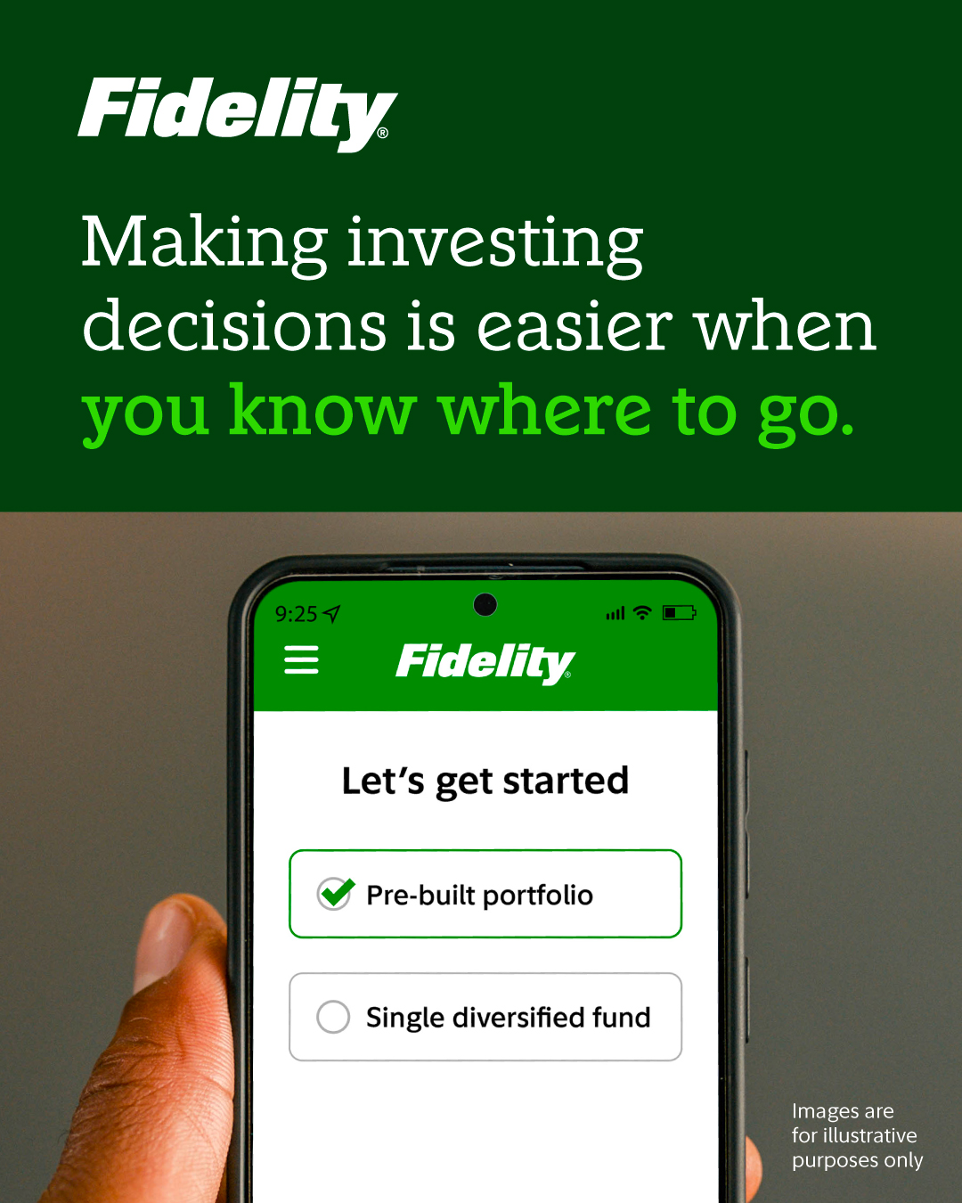 Fidelity Investments Facebook ad