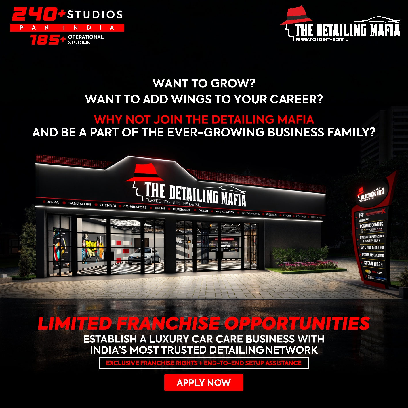The Detailing Mafia Facebook ad