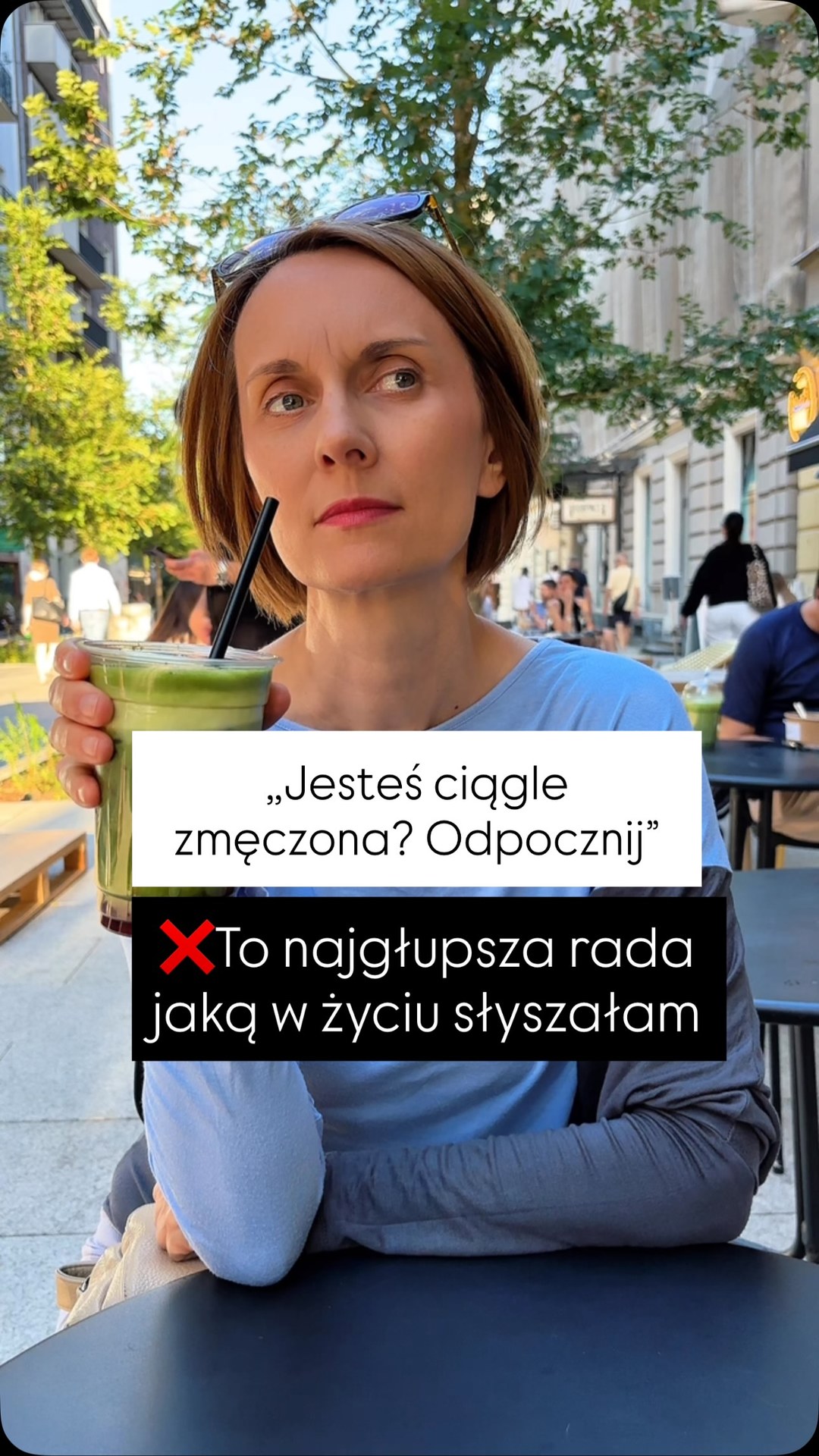Agnieszka Marciniak do.celu.razem Facebook ad: Większość kobiet, kiedy zaczyna chorować z przemęczenia…