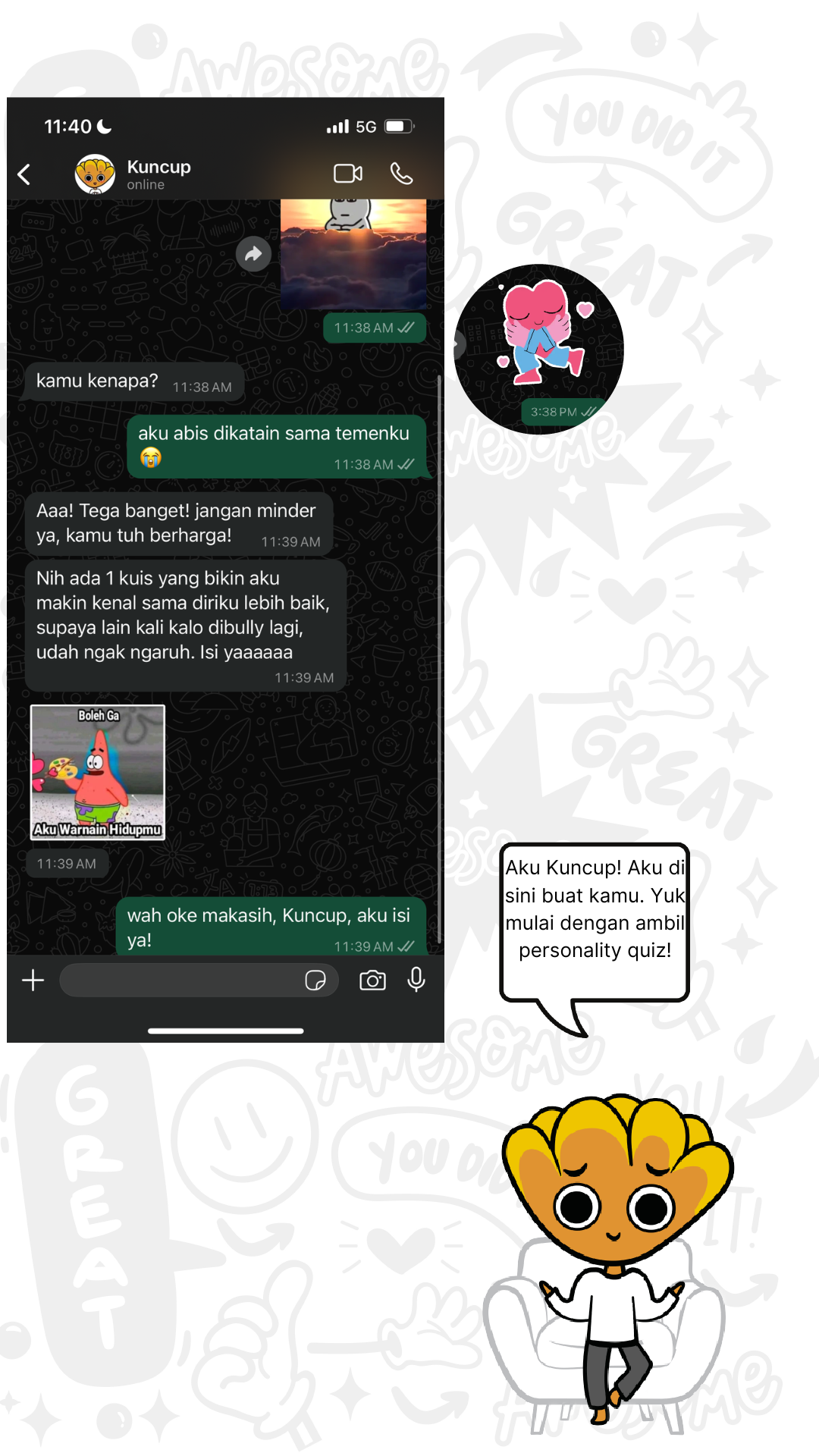 Cupcupcupkuncup Facebook ad