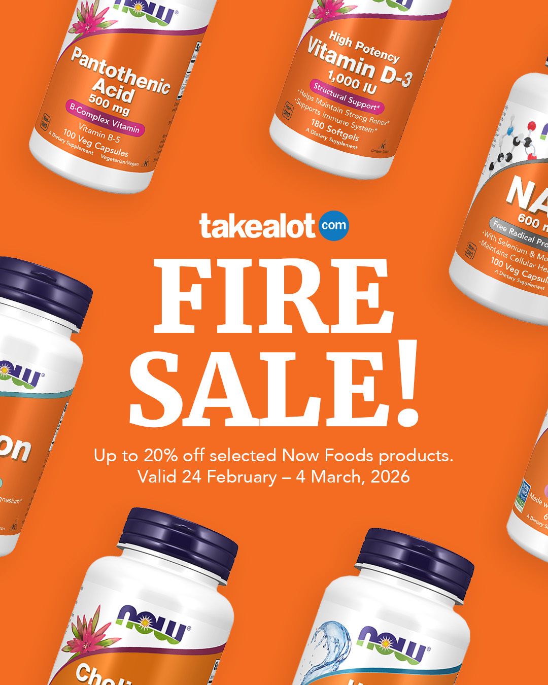 NOW Foods South Africa Facebook ad: Your everyday health essentials are officially part of…