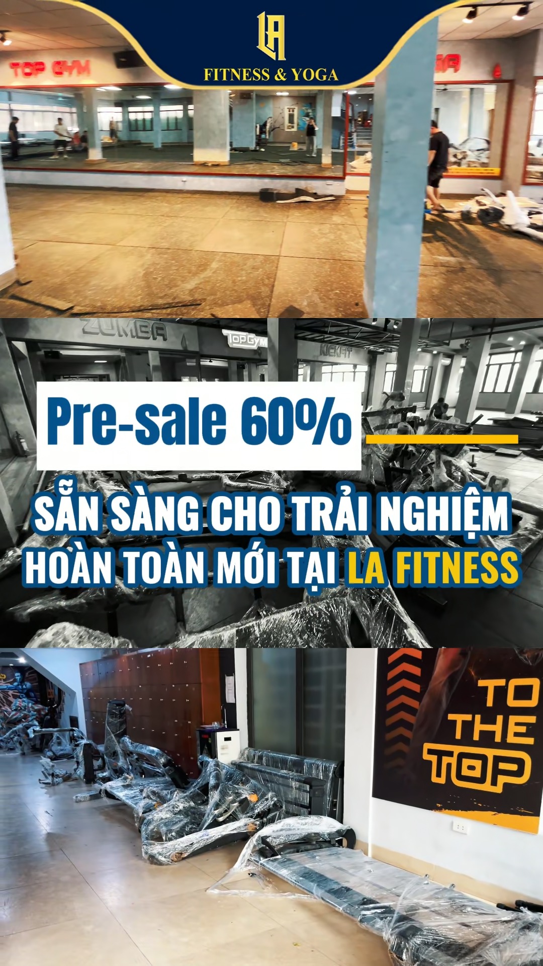 La Fitness Tây Hồ - 206 Âu Cơ Facebook ad: PRE-SALE ƯU ĐÃI LÊN ĐẾN 60%, KHÁM PHÁ…