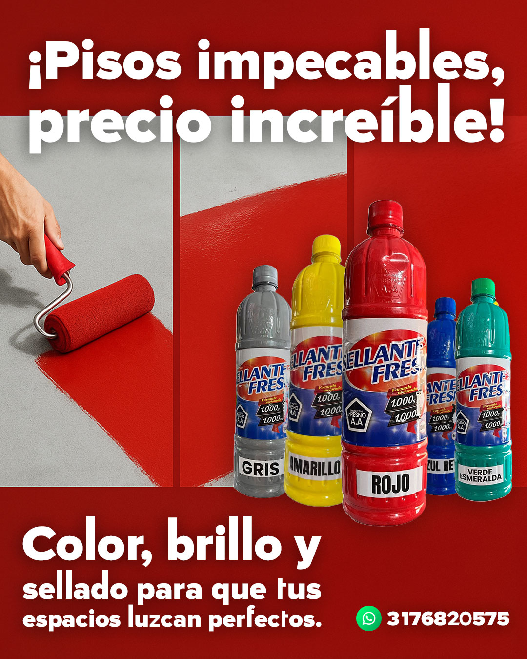 Ferretería Pinturas y Pinturas Facebook ad: ¿Quieres que tu piso luzca como nuevo sin…