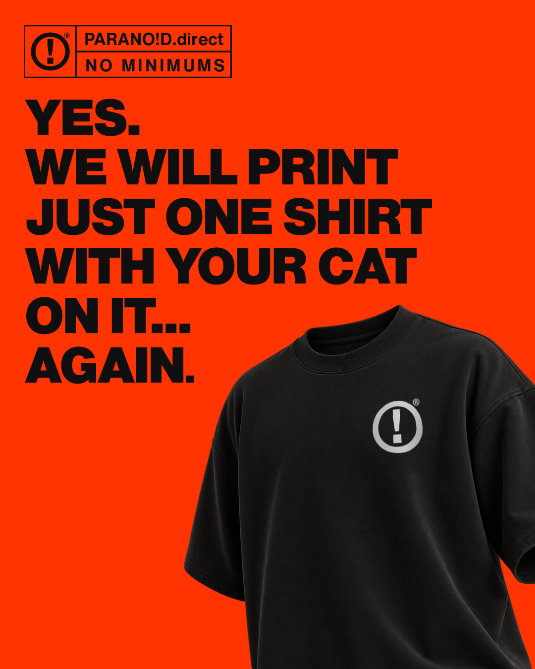 Paranoid Print Co. Facebook ad