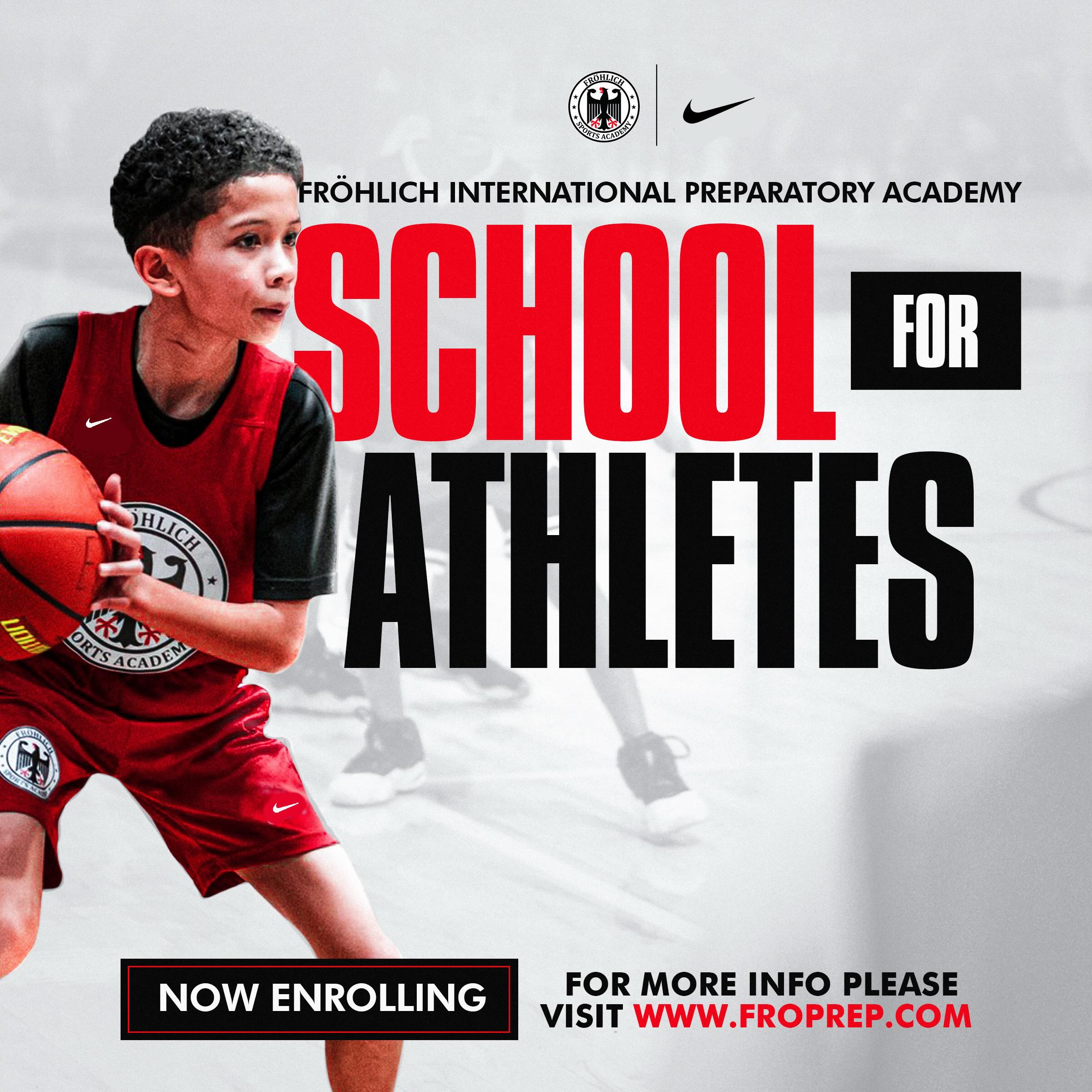 Fro Academy Facebook ad: OPEN HOUSE | Explore Education & Athletics, Join Us…