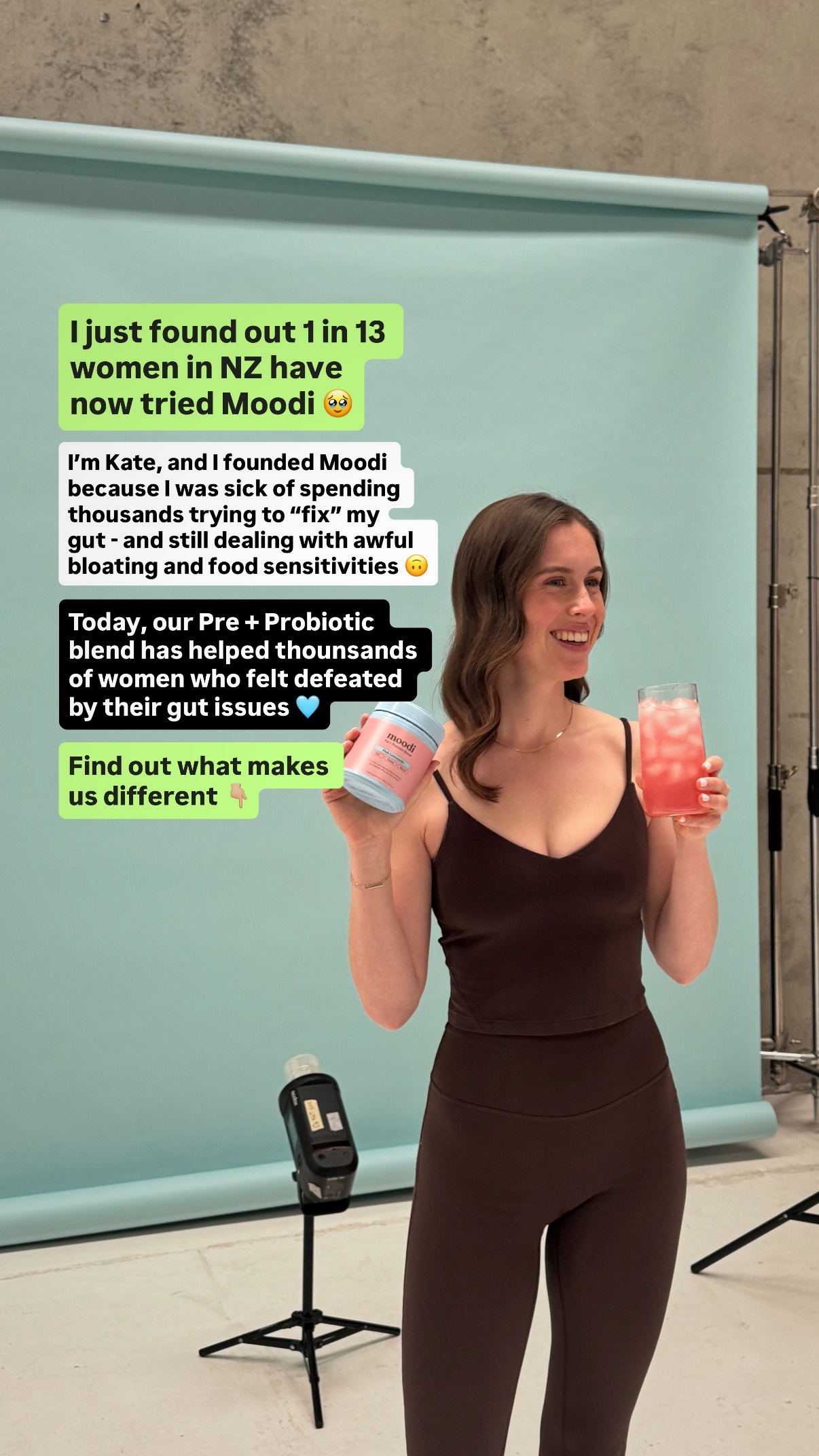 Moodi Facebook ad: Give your gut a glow-up