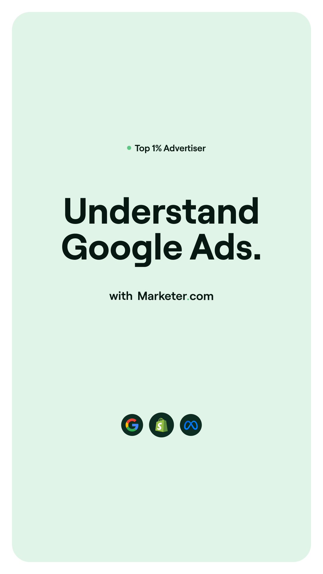 Marketer.com Facebook ad