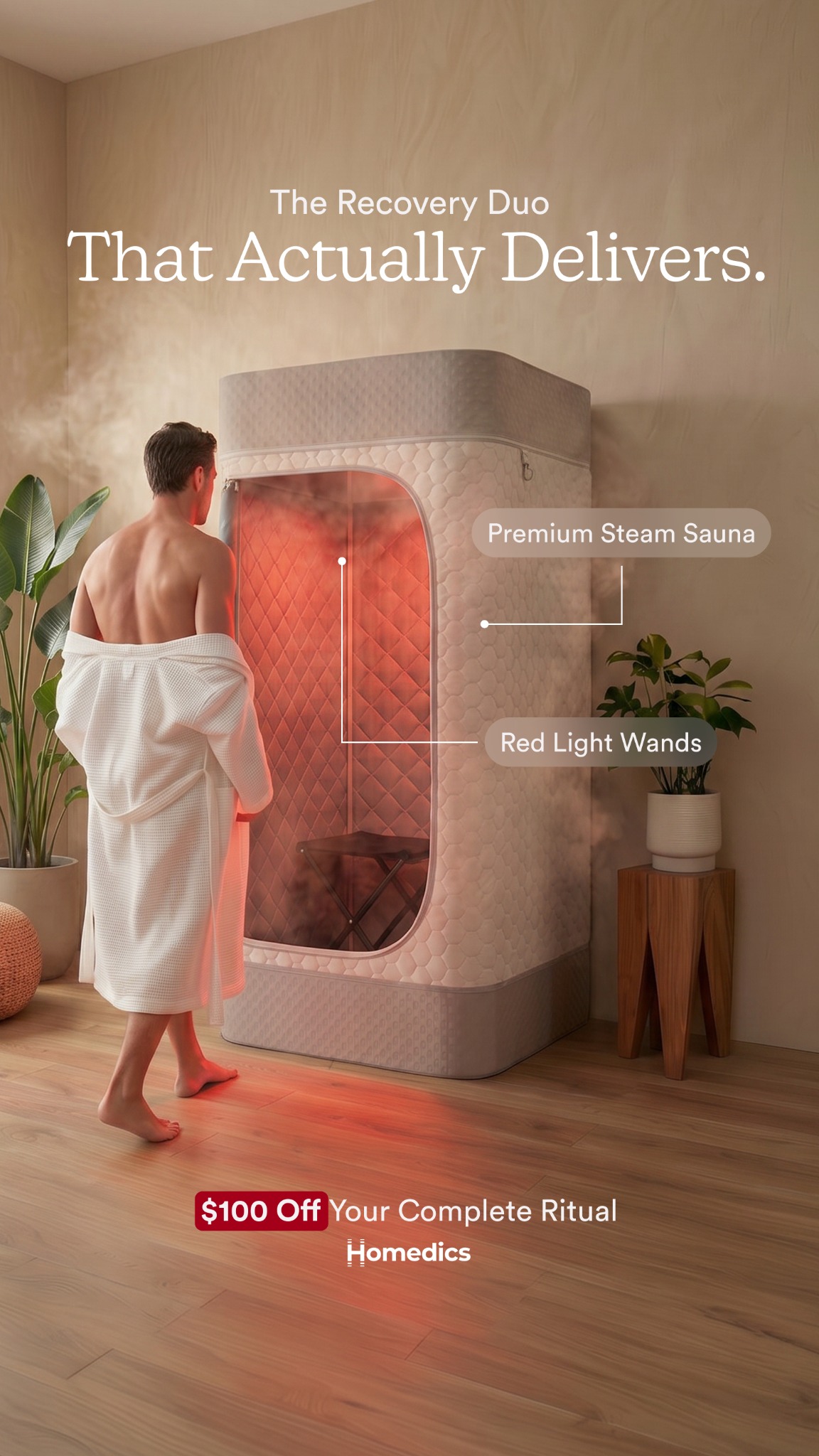 Homedics Facebook ad