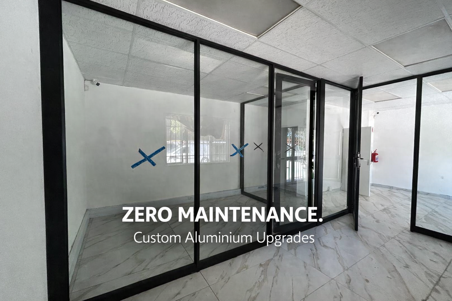 Red Box Glass and Aluminium Facebook ad: Ready to upgrade your home?