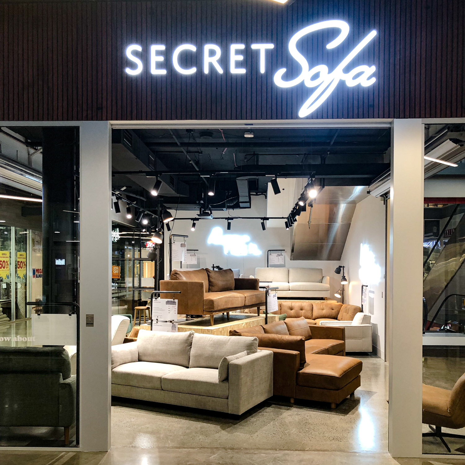 Secret Sofa Facebook ad