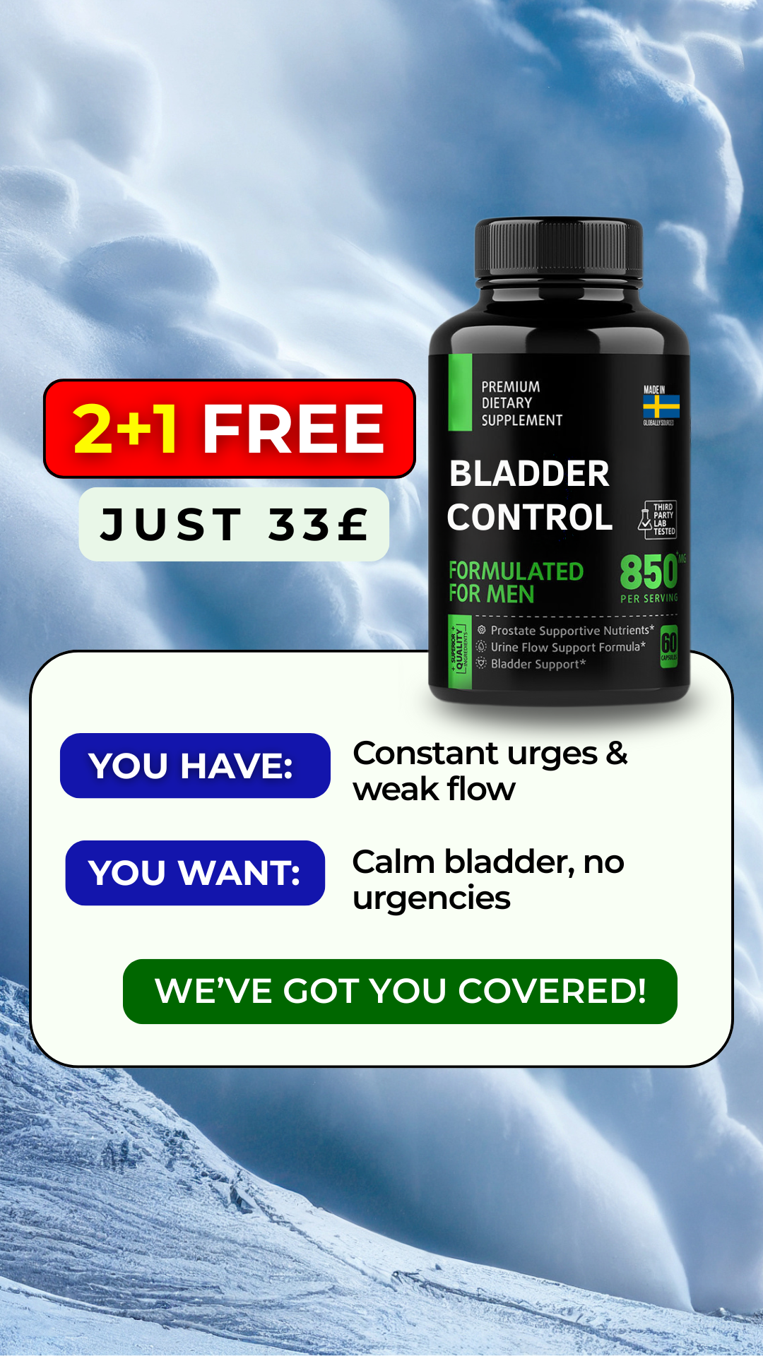 Fyne Supplements Facebook ad