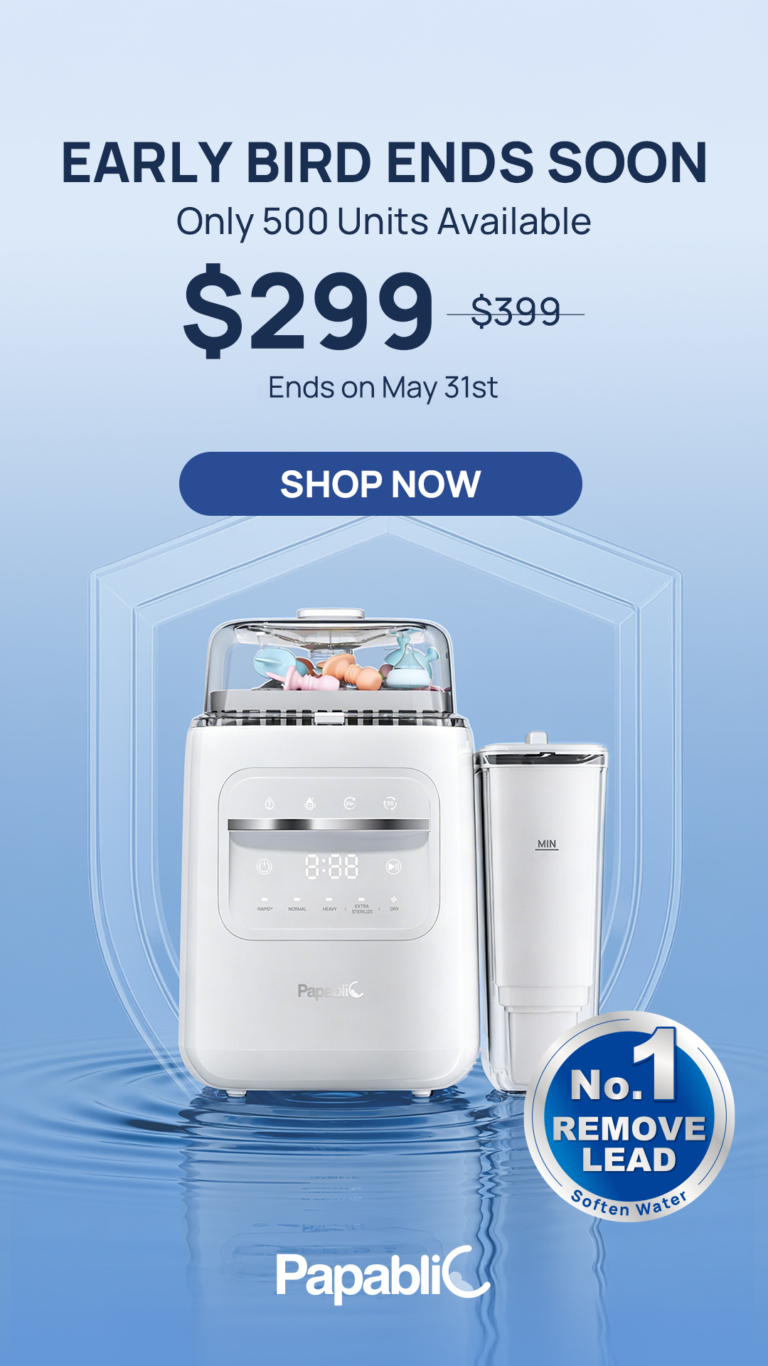 Papablic Facebook ad: The First & Only With Built-in Filtration - Papablic…
