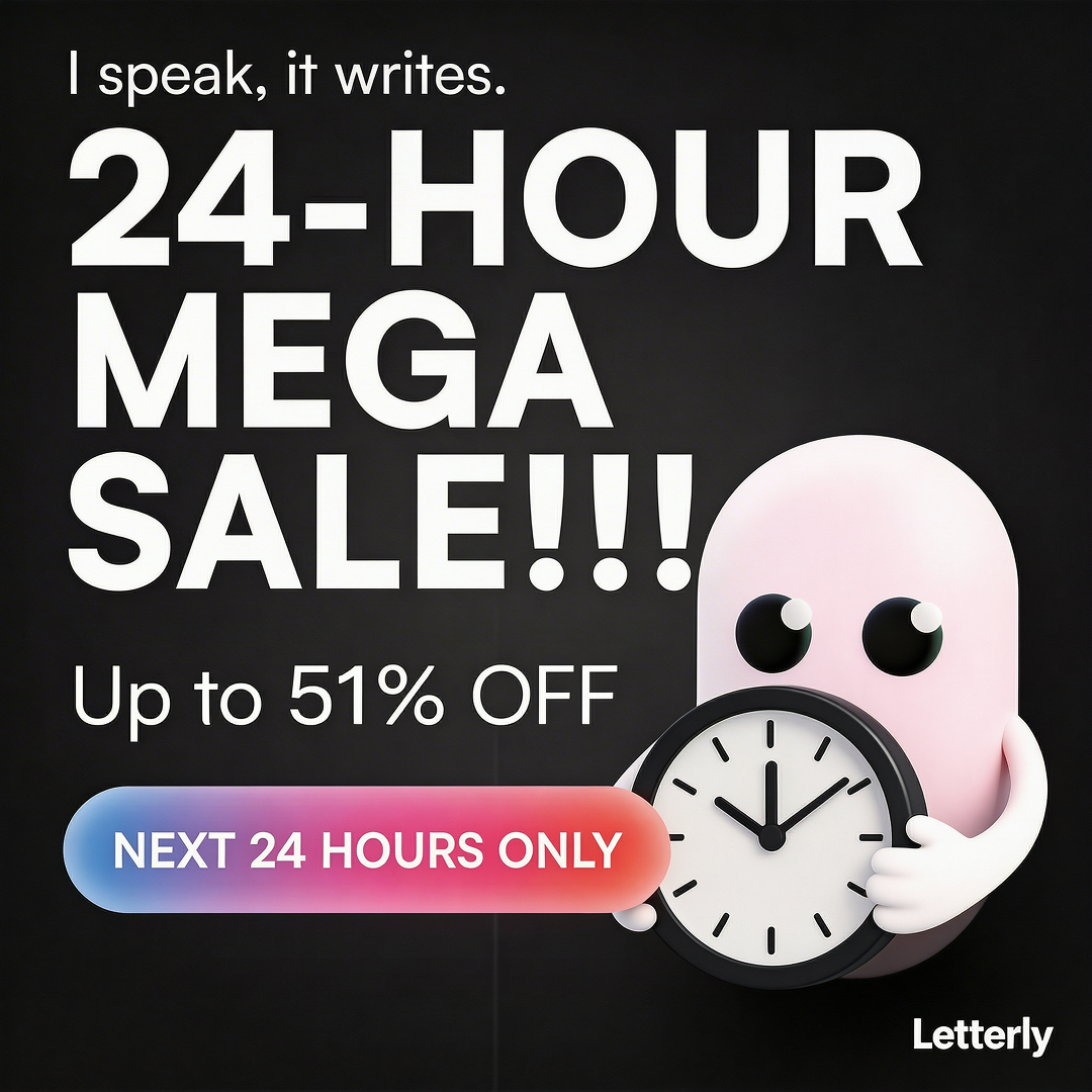 Letterly Facebook ad