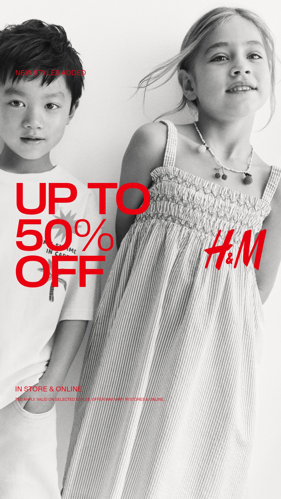 H&M Facebook ad