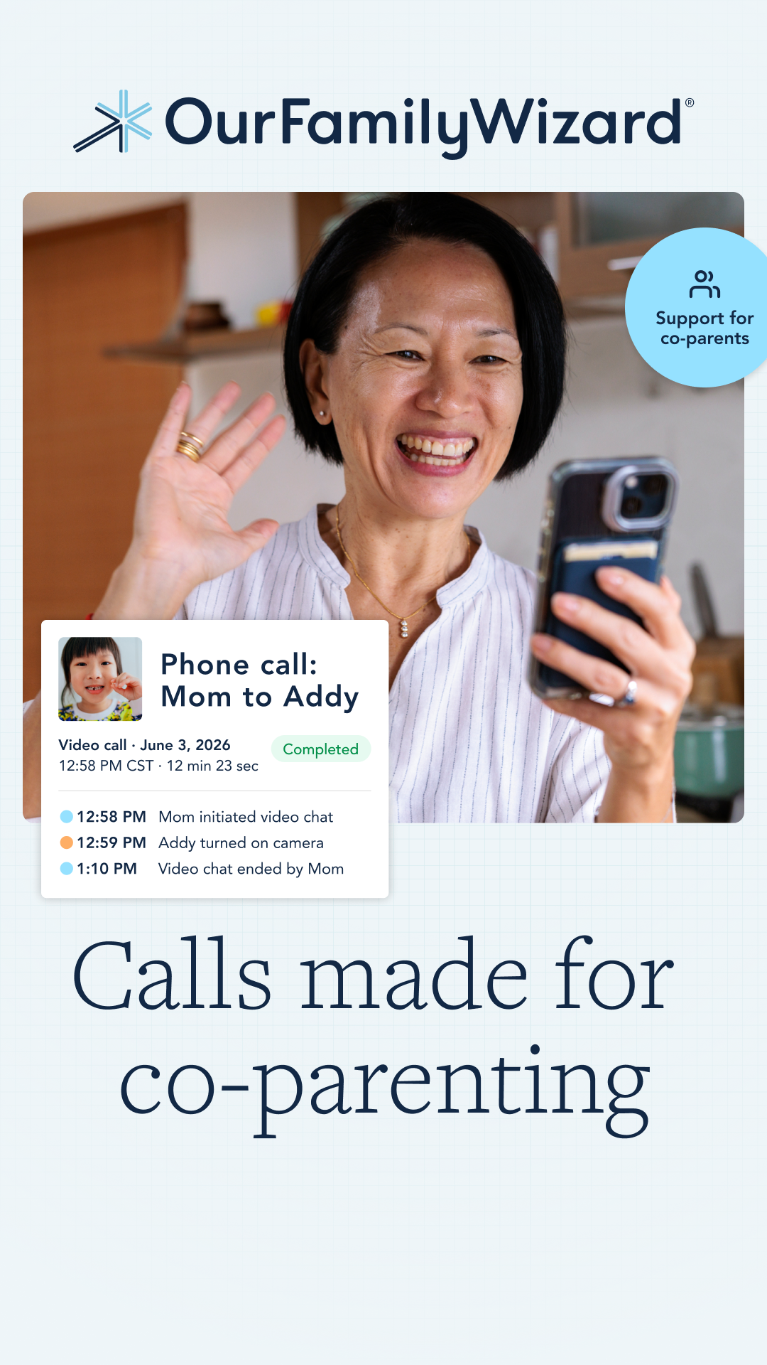 OurFamilyWizard Facebook ad