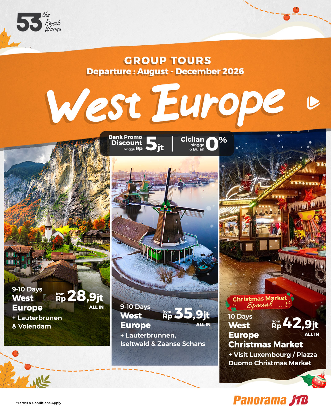 Panorama JTB Tours Facebook ad