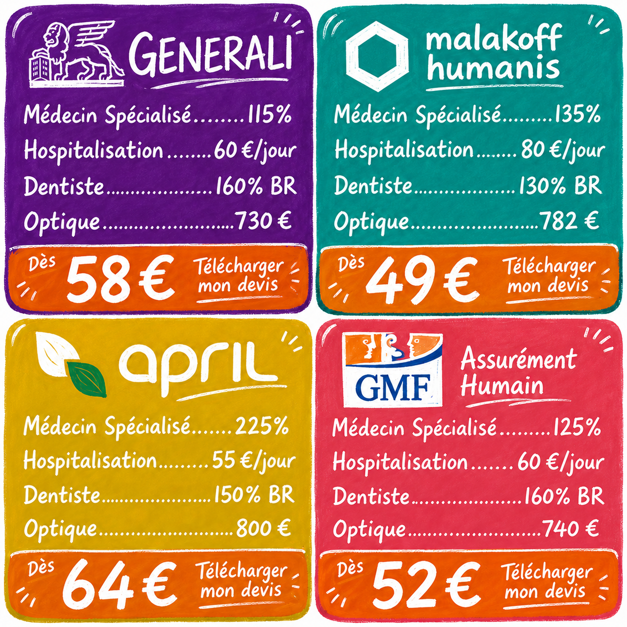 Expert Mutuelle Facebook ad: Vérifiez votre nouveau tarif ici