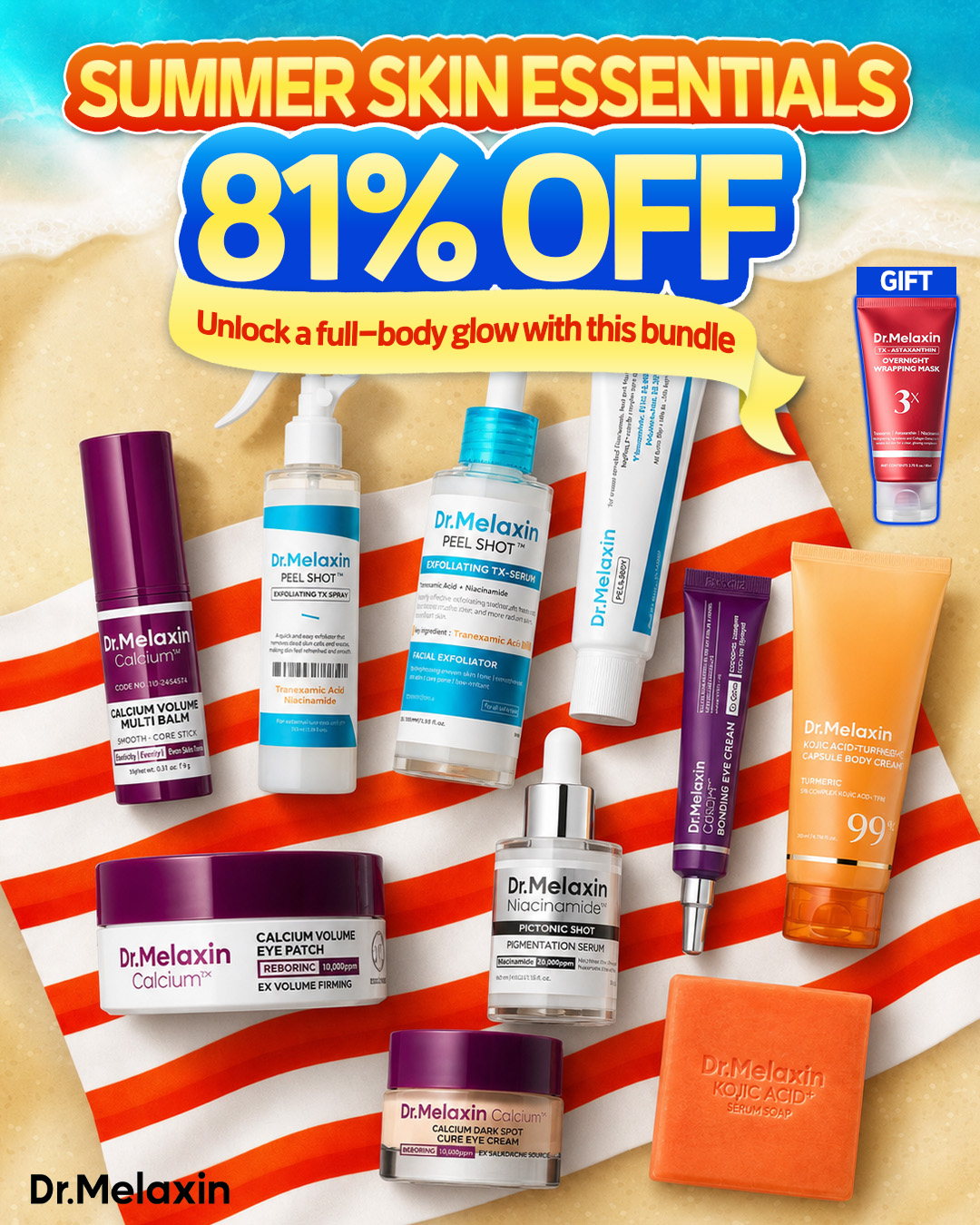 Dr.Melaxin UK Facebook ad