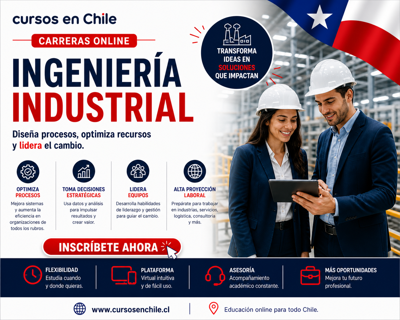 Cursos en chile Facebook ad