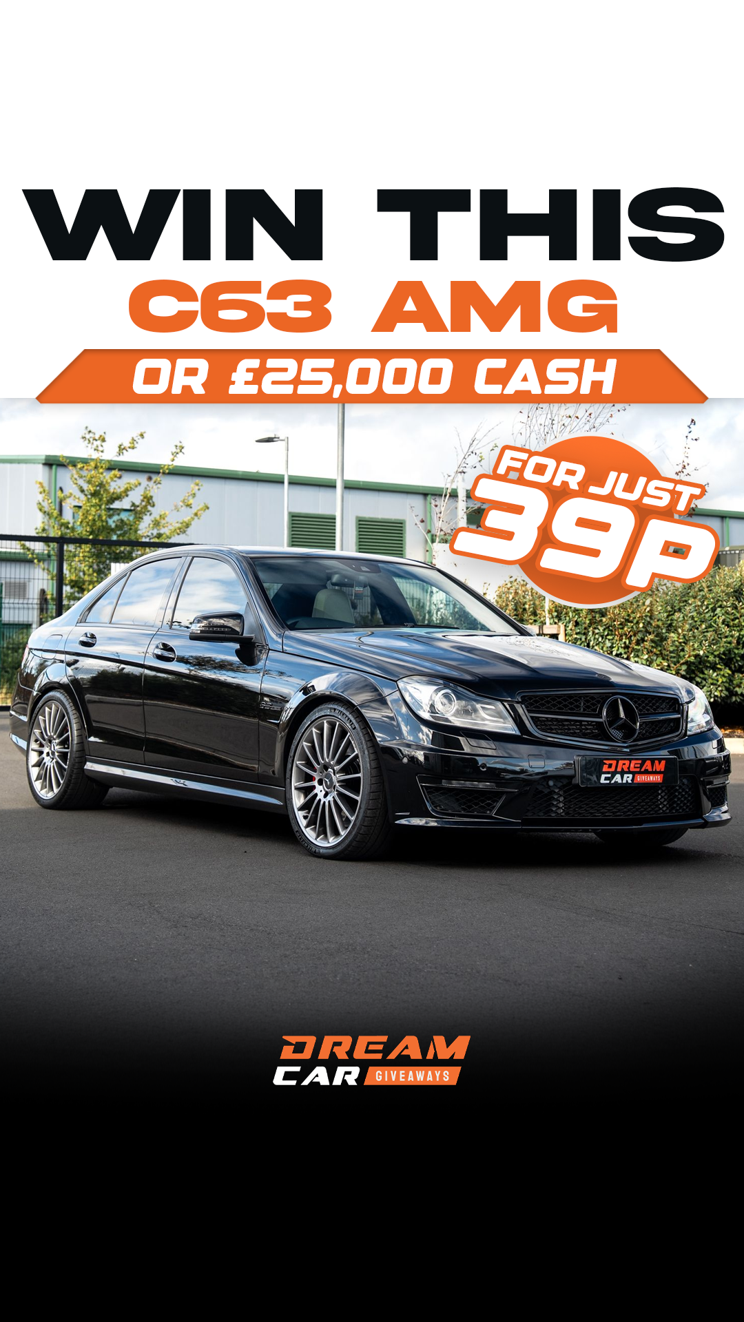 Dream Car Giveaways Facebook ad