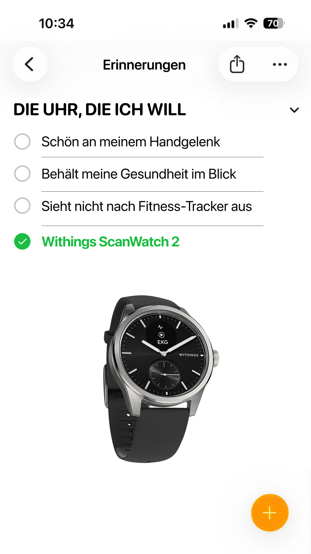 Withings Facebook ad