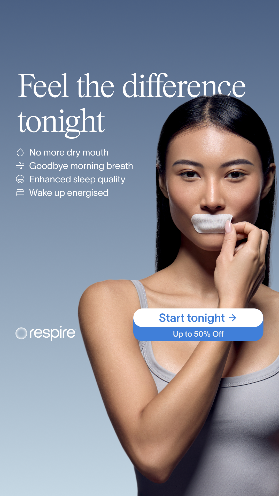 Try Respire Facebook ad