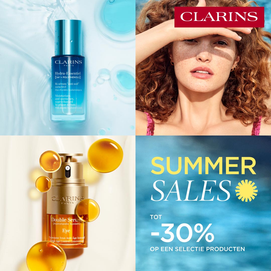 Clarins Facebook ad: Summer sales