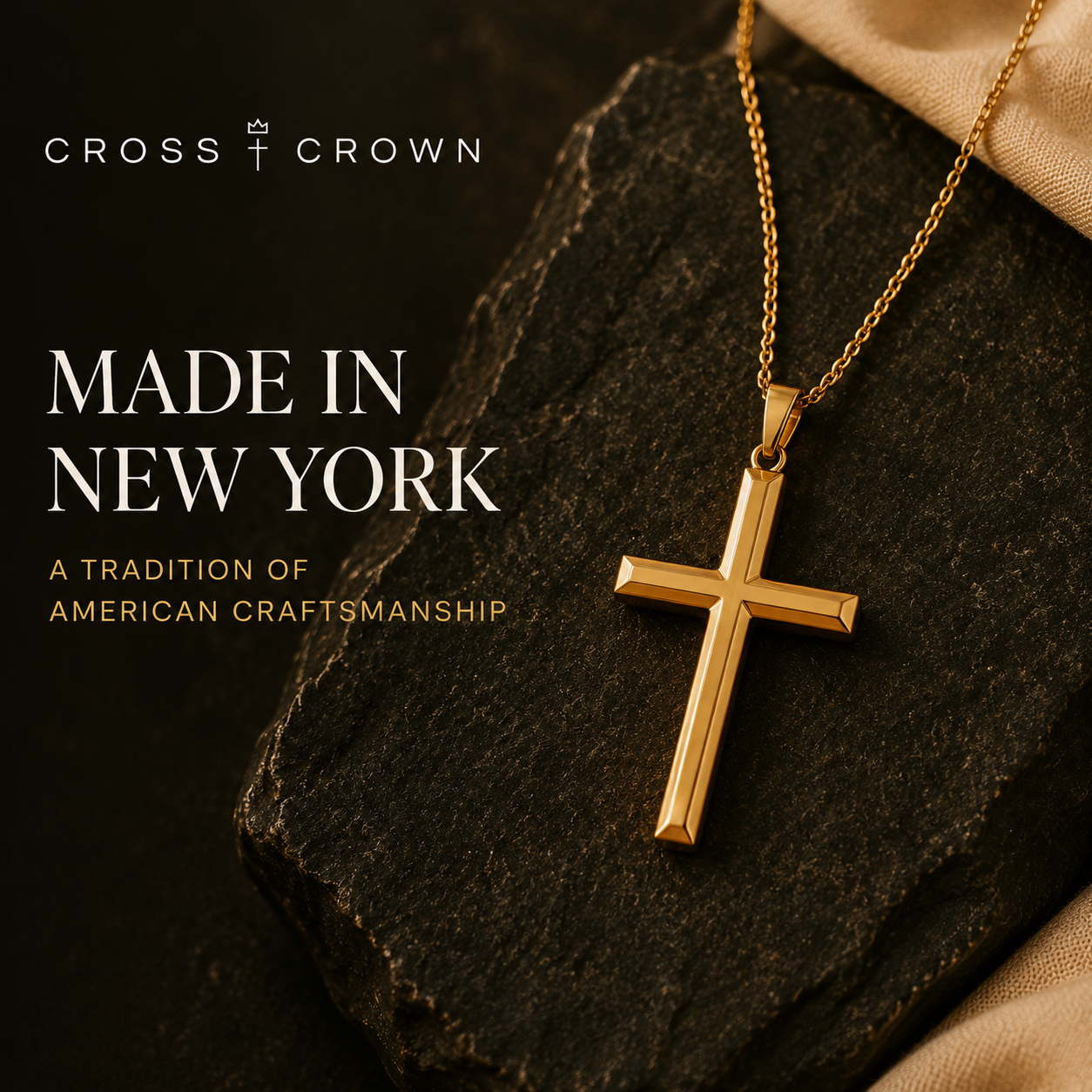 Shop Cross Crown Facebook ad: Buy It Once, Wear It Forever