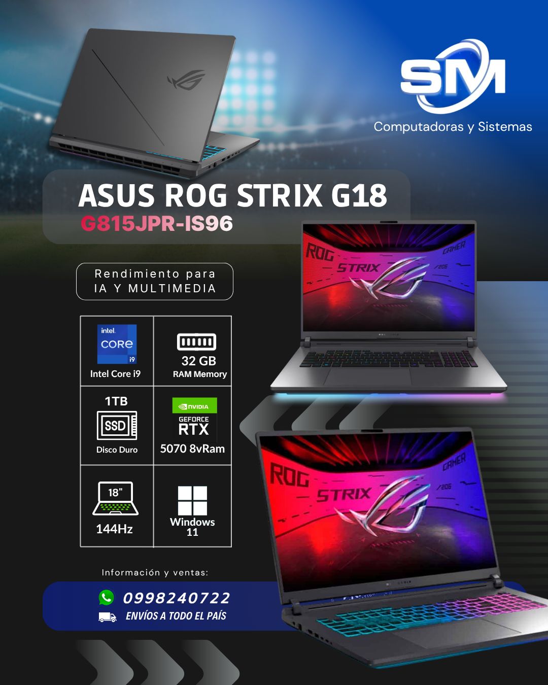 SM Computadoras y Sistemas Facebook ad: Potencia Profesional