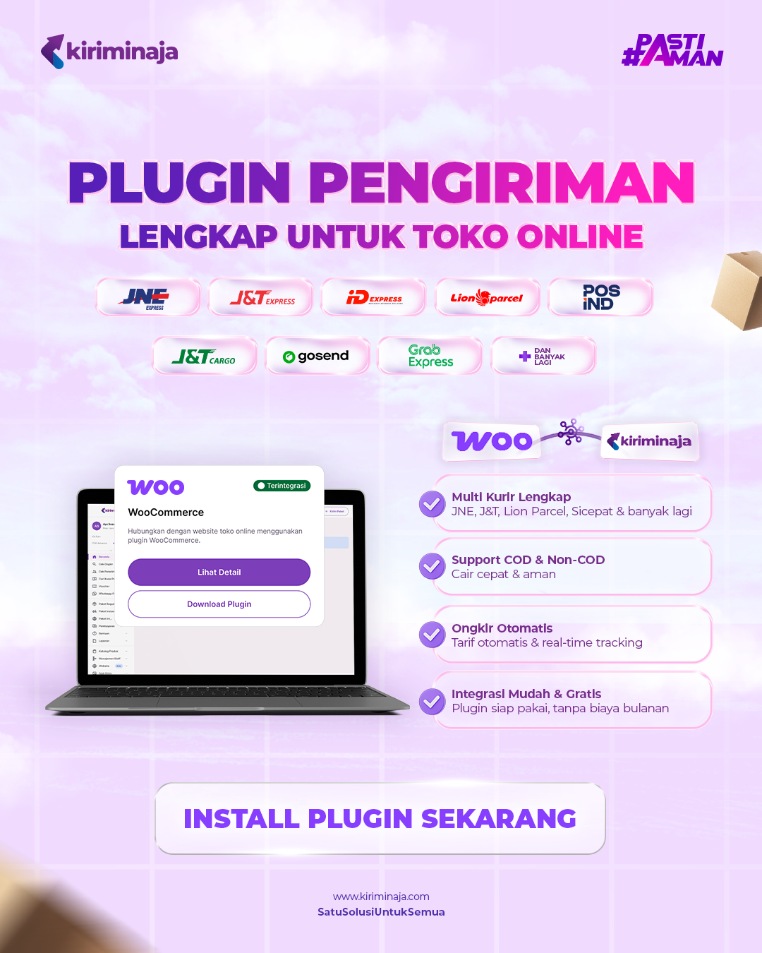kiriminaja.com Facebook ad: Solusi Pengiriman Praktis untuk Seller & Brand Owner