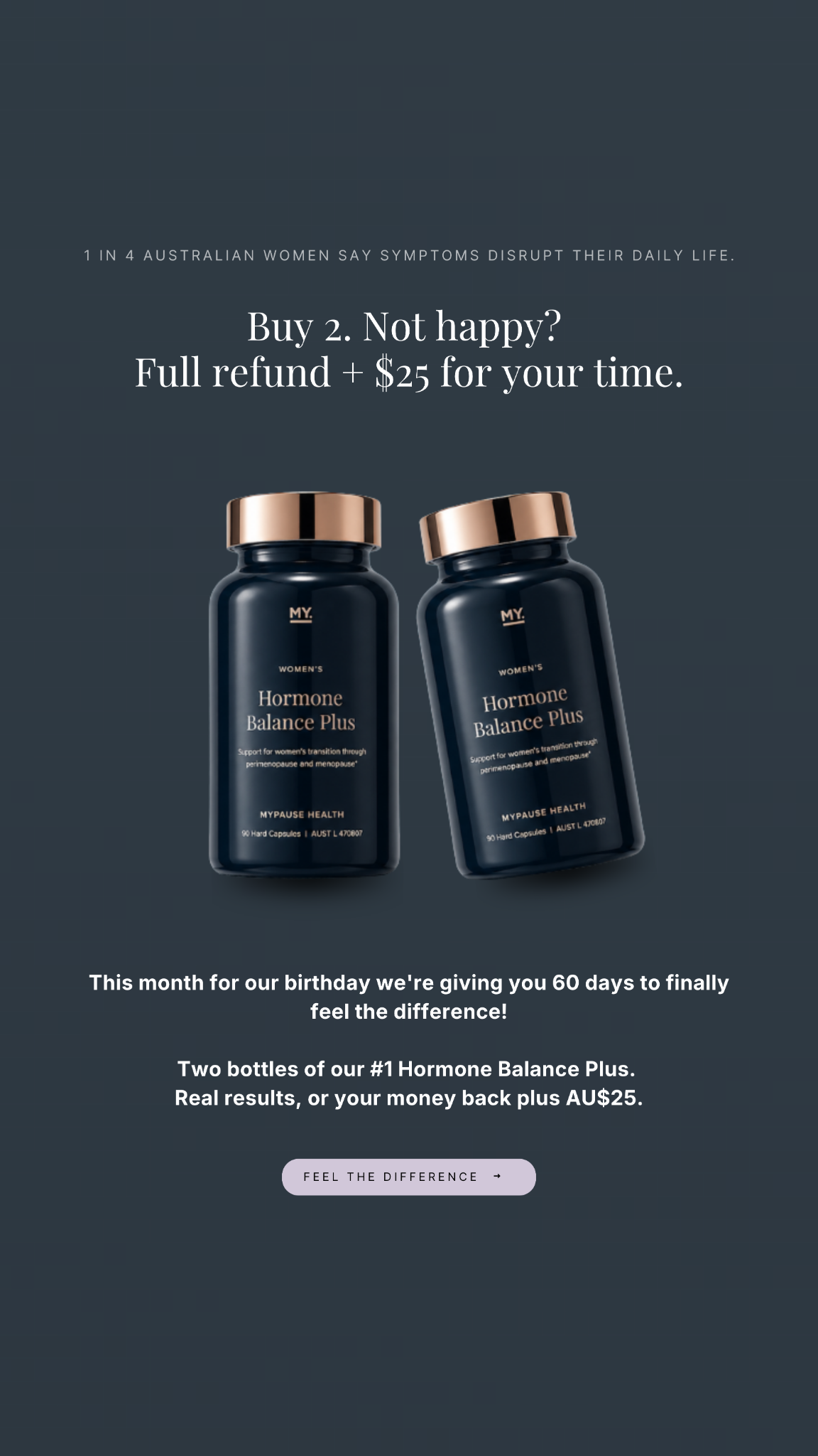 MyPause Health Facebook ad