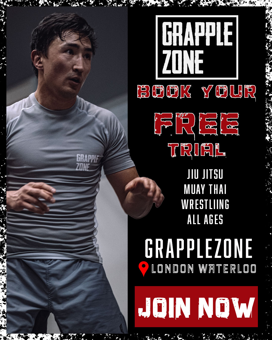 GrappleZone Facebook ad: Book Your Free Trial