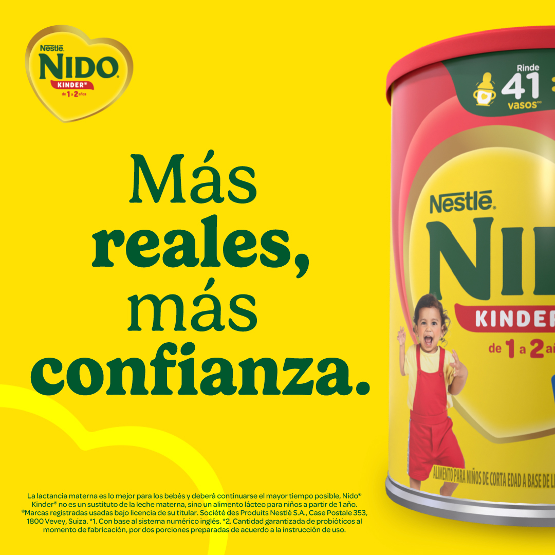 Nido México Facebook ad: Nutrición especializada