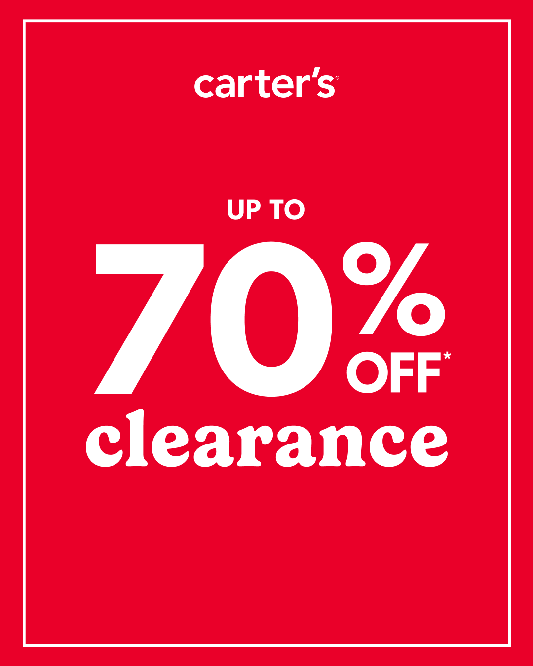 Carter's Facebook ad