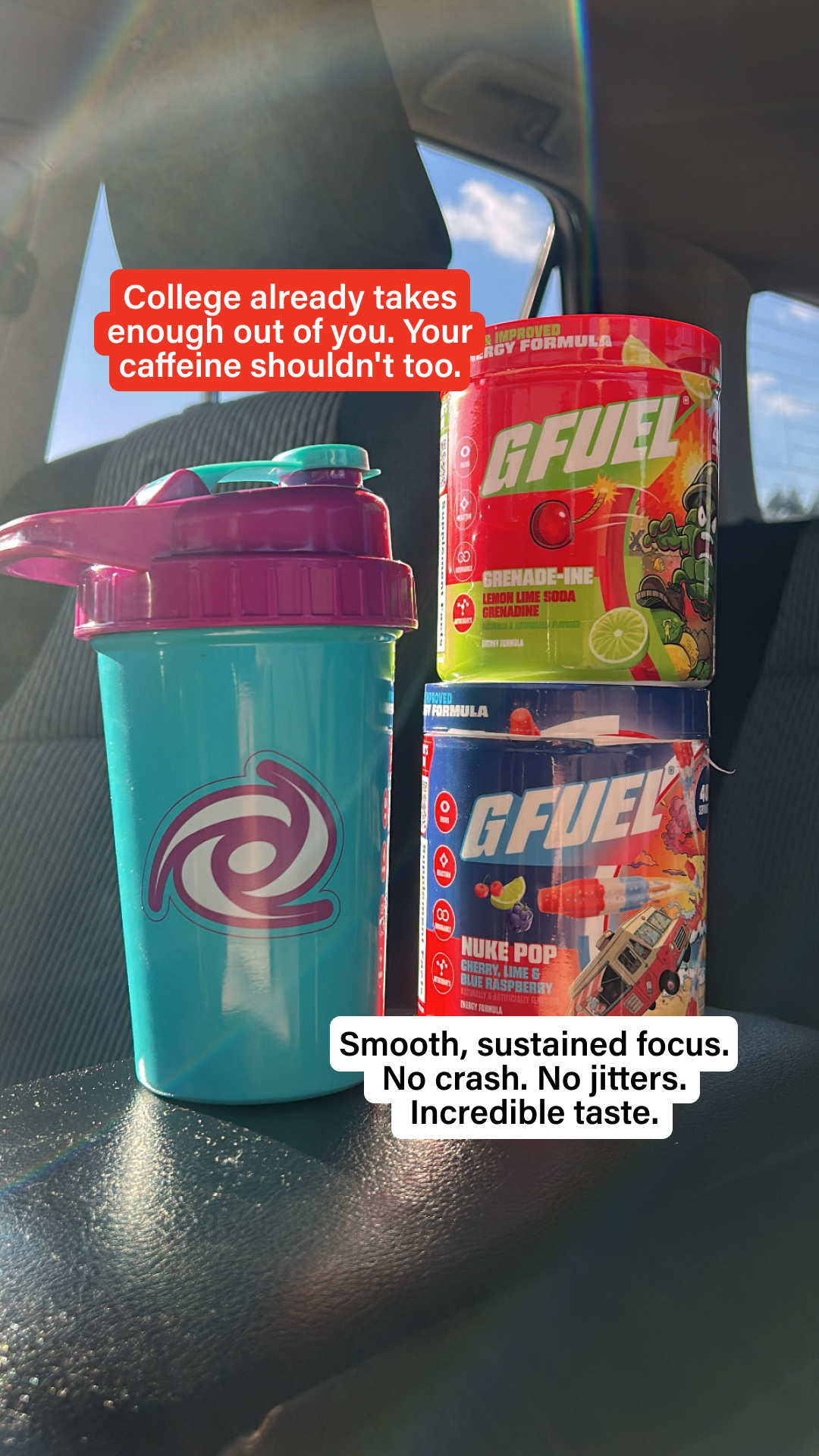 G FUEL Facebook ad