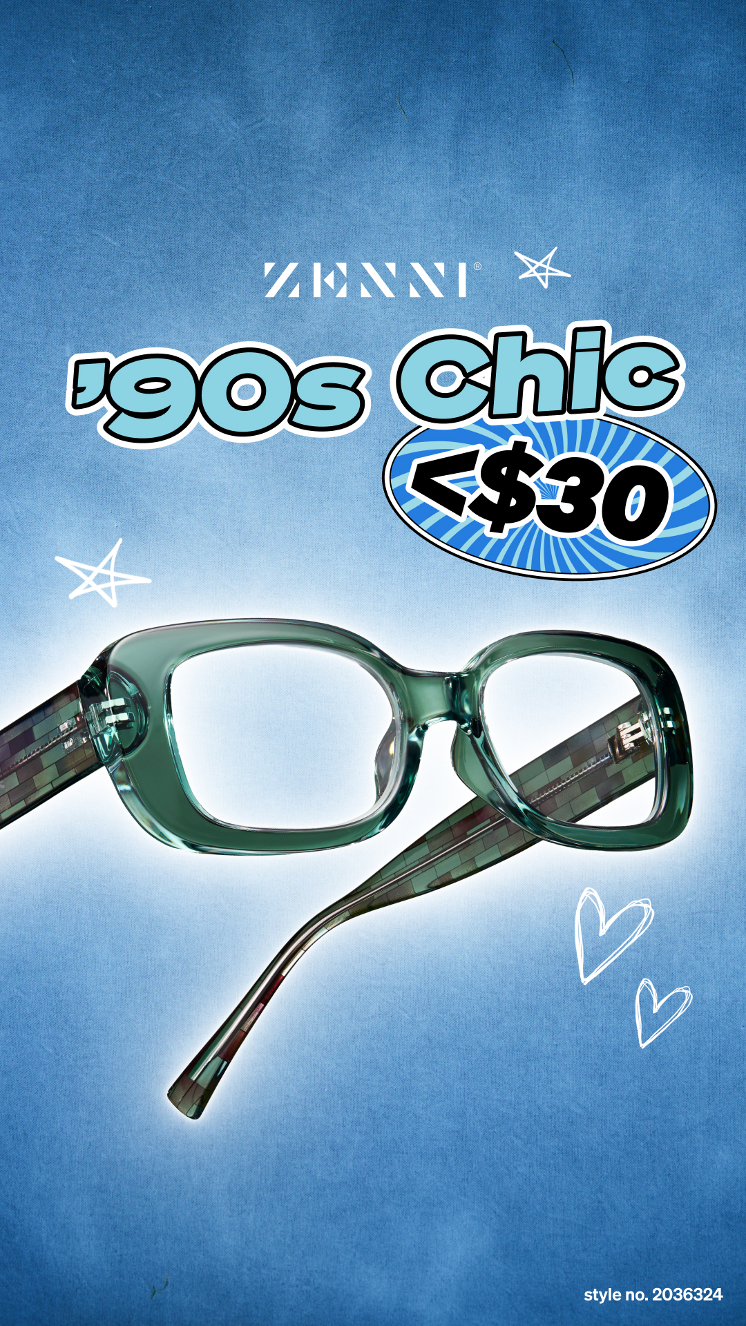 Zenni Optical Facebook ad