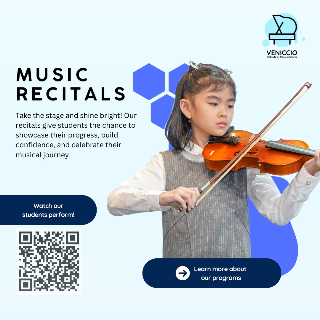 Veniccio Institute of Music Facebook ad: Music lessons designed for all ages and skill…
