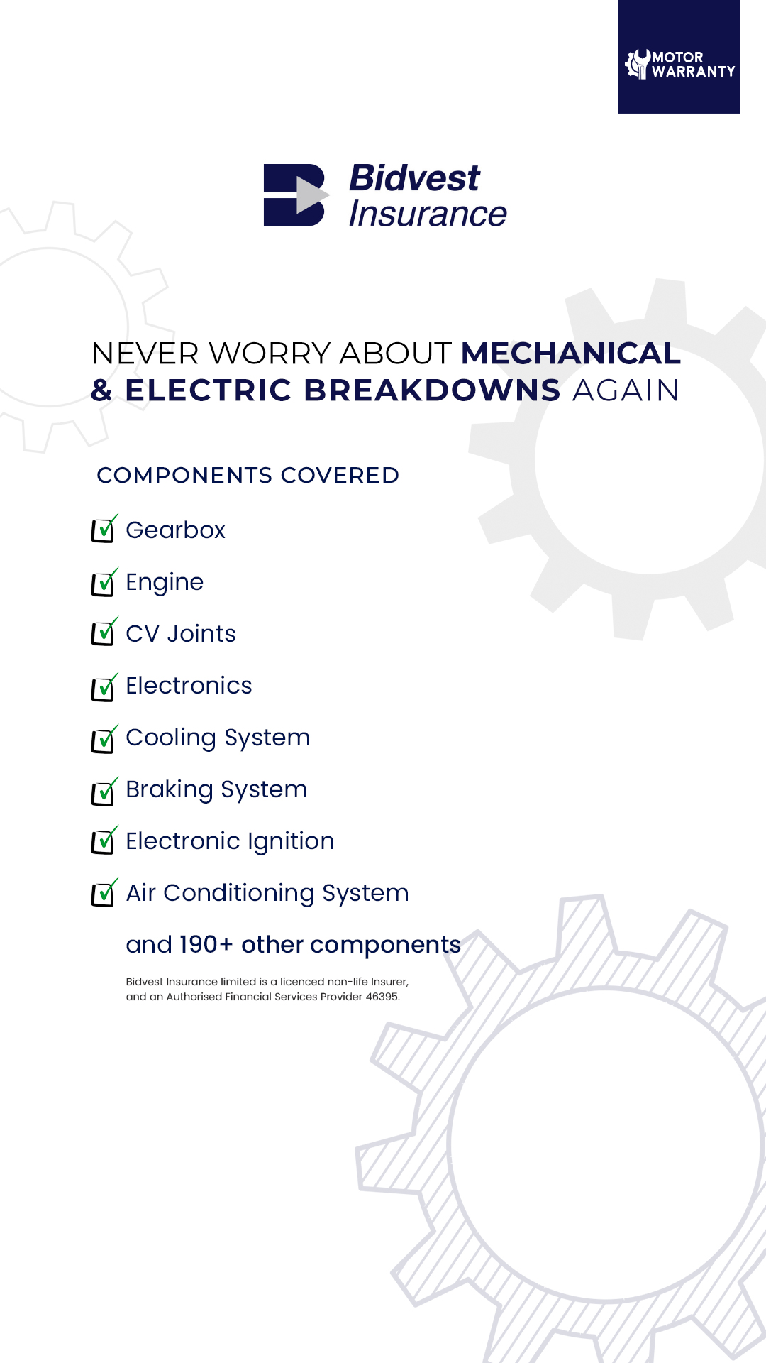 Motor-warranty.co.za Facebook ad