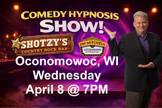 Astonishing Hypnotist Facebook ad: Comedy Hypnosis Tickets!