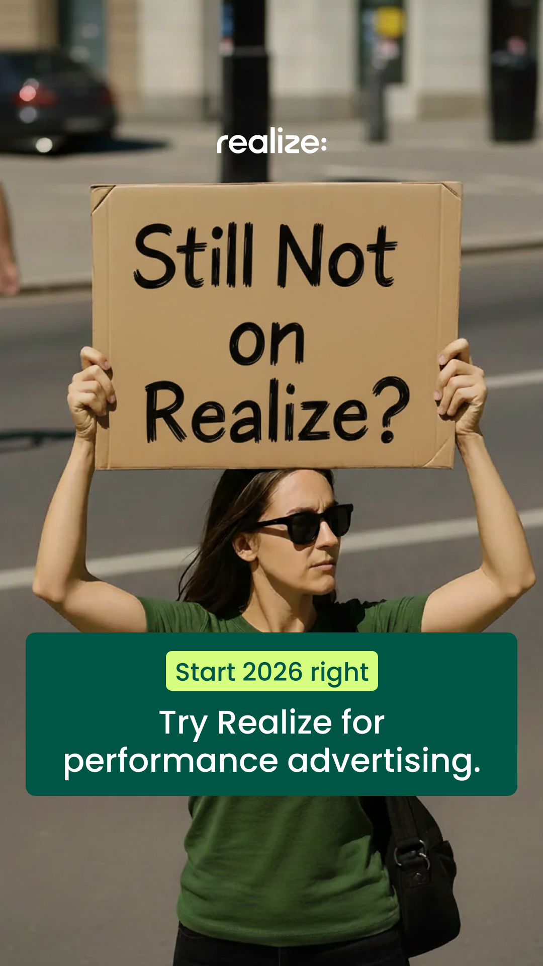 Realize For Advertisers Facebook ad