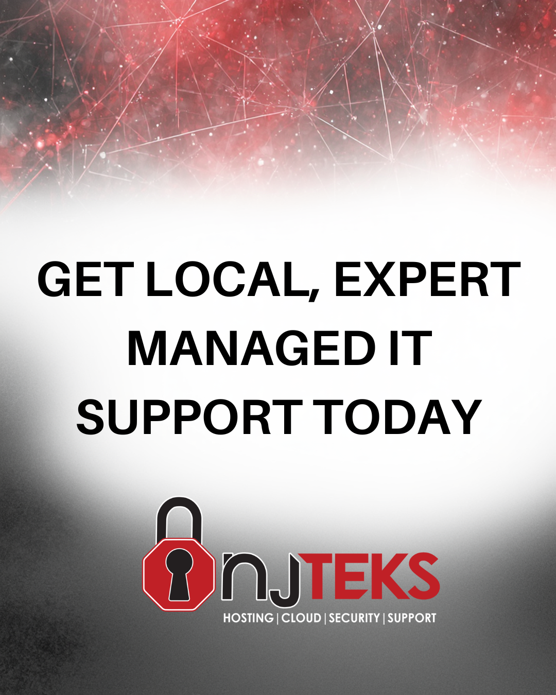 NJ Teks Facebook ad: IT services you can trust
