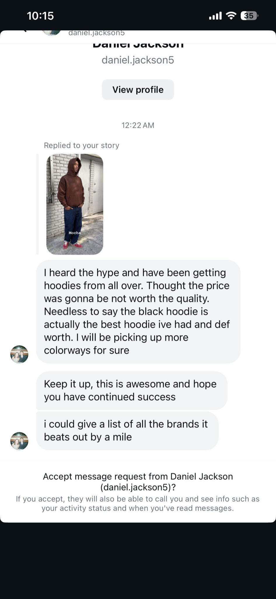 Blanks Facebook ad