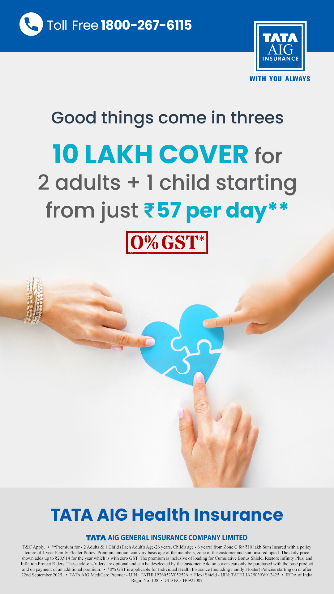 TATA AIG Facebook ad