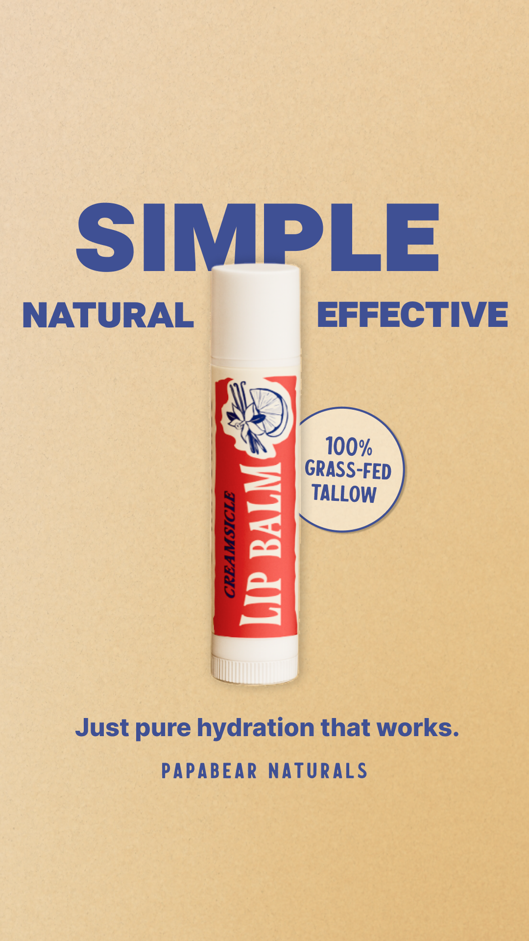 Papabear Naturals Facebook ad