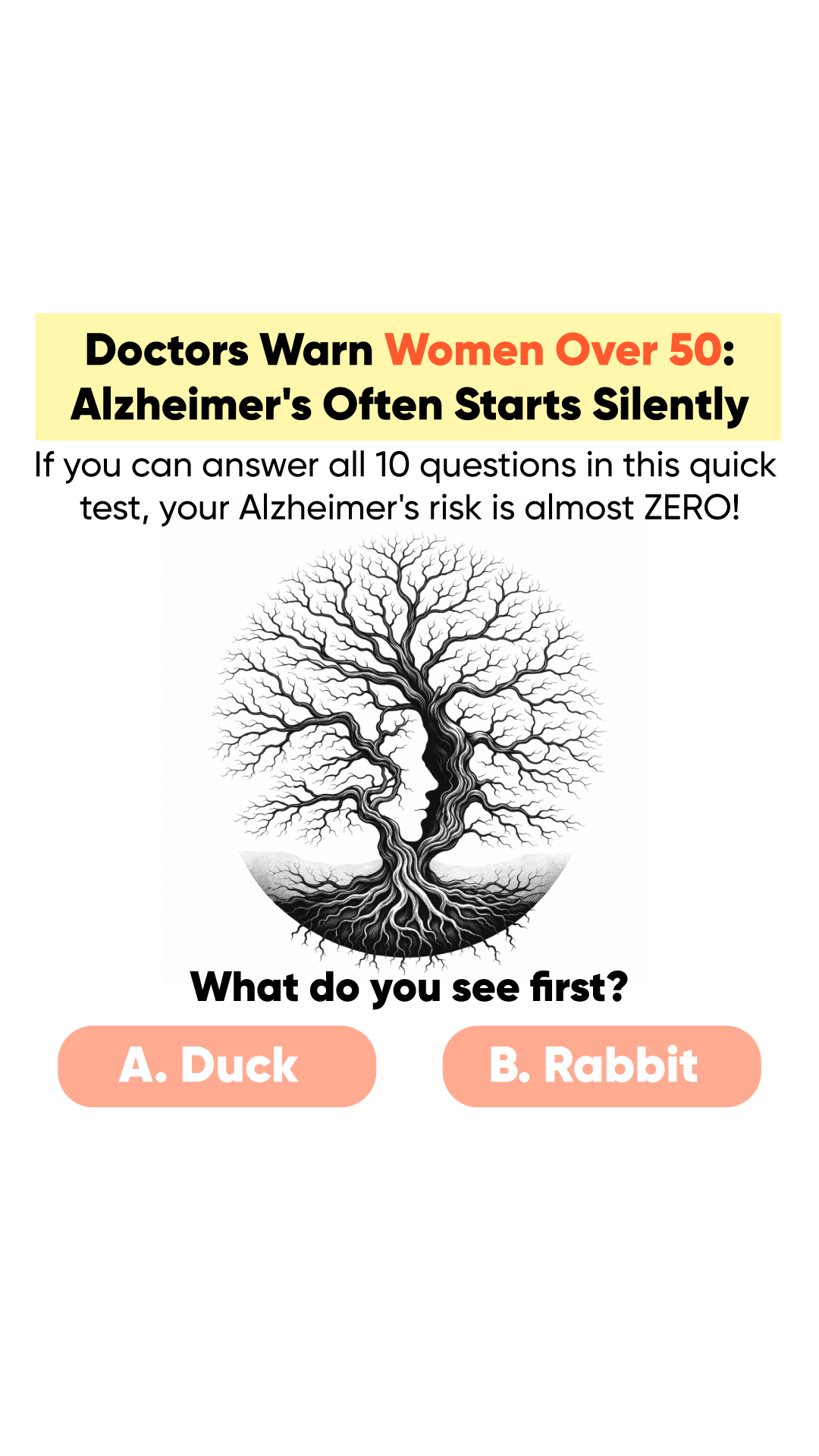 Brain Health Check Facebook ad