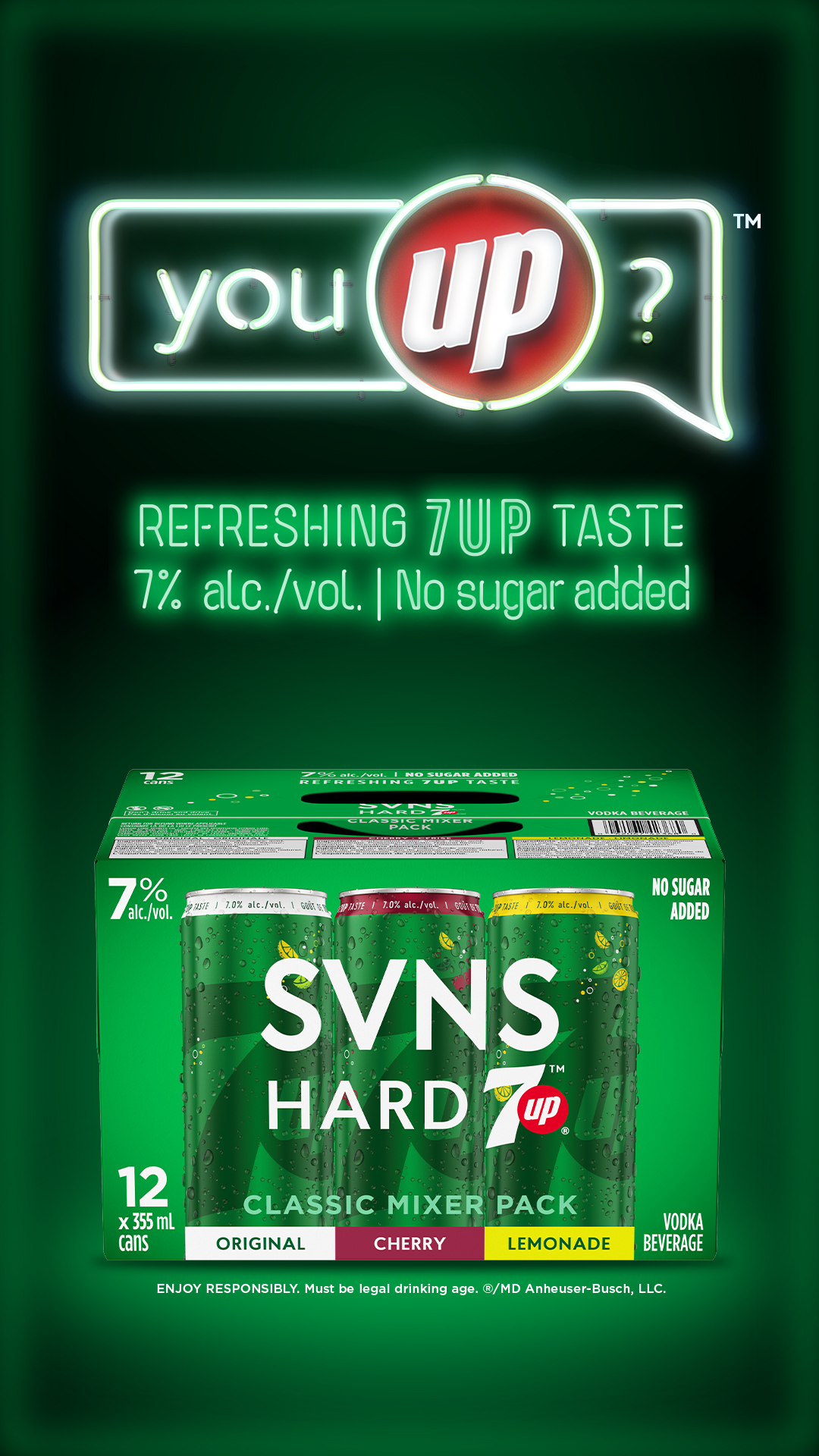 SVNS Hard 7UP Facebook ad