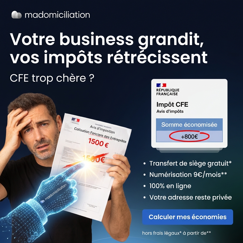 Ma Domiciliation Facebook ad: Votre business grandit, vos impôts rétrécissent
