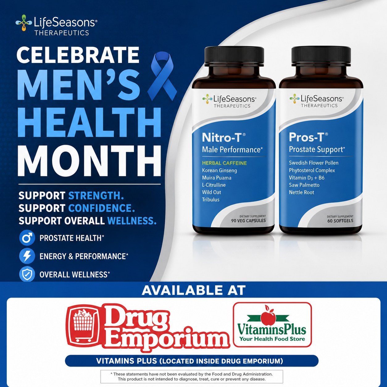 Little Rock Drug Emporium Vitamins Plus Facebook ad: Little Rock! Your nutritional needs change throughout life…