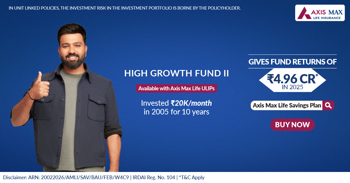 Axis Max Life Insurance Facebook ad