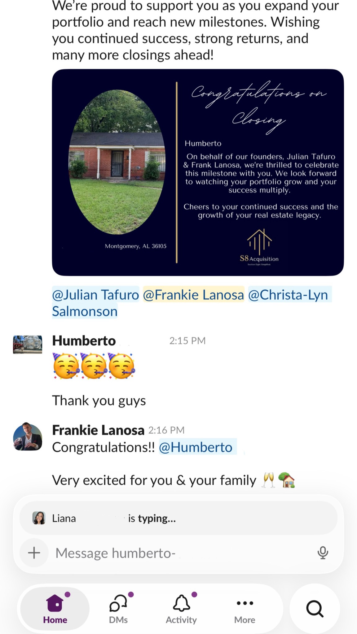 S8 Acquisition Facebook ad
